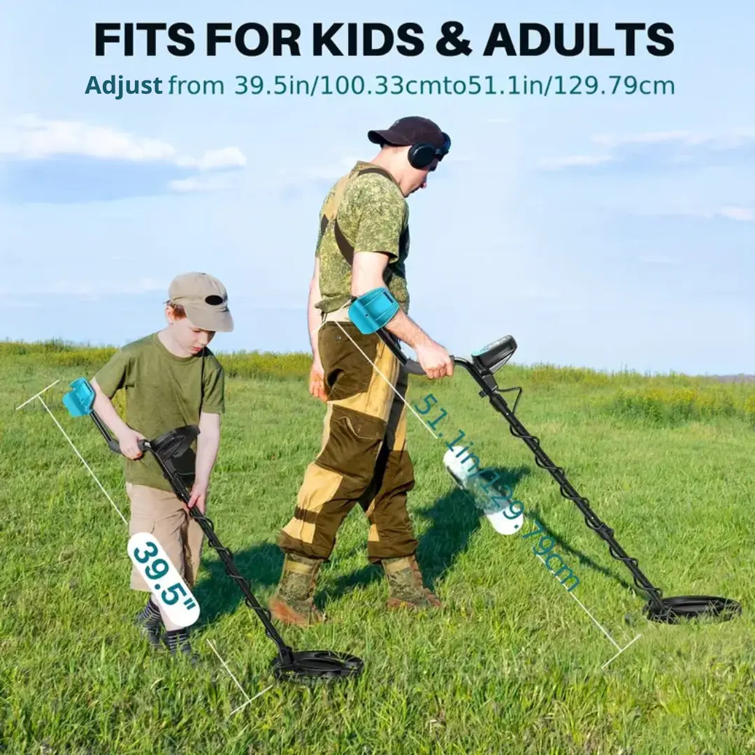 Selvanna Professional Metal Detector GTX7030G 8-Inch for Copper, Iron, and Coins – High-Precision All-Metal Detection