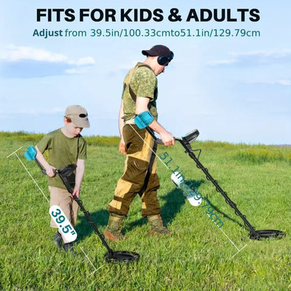 Selvanna Professional Metal Detector GTX7030G 8-Inch for Copper, Iron, and Coins – High-Precision All-Metal Detection