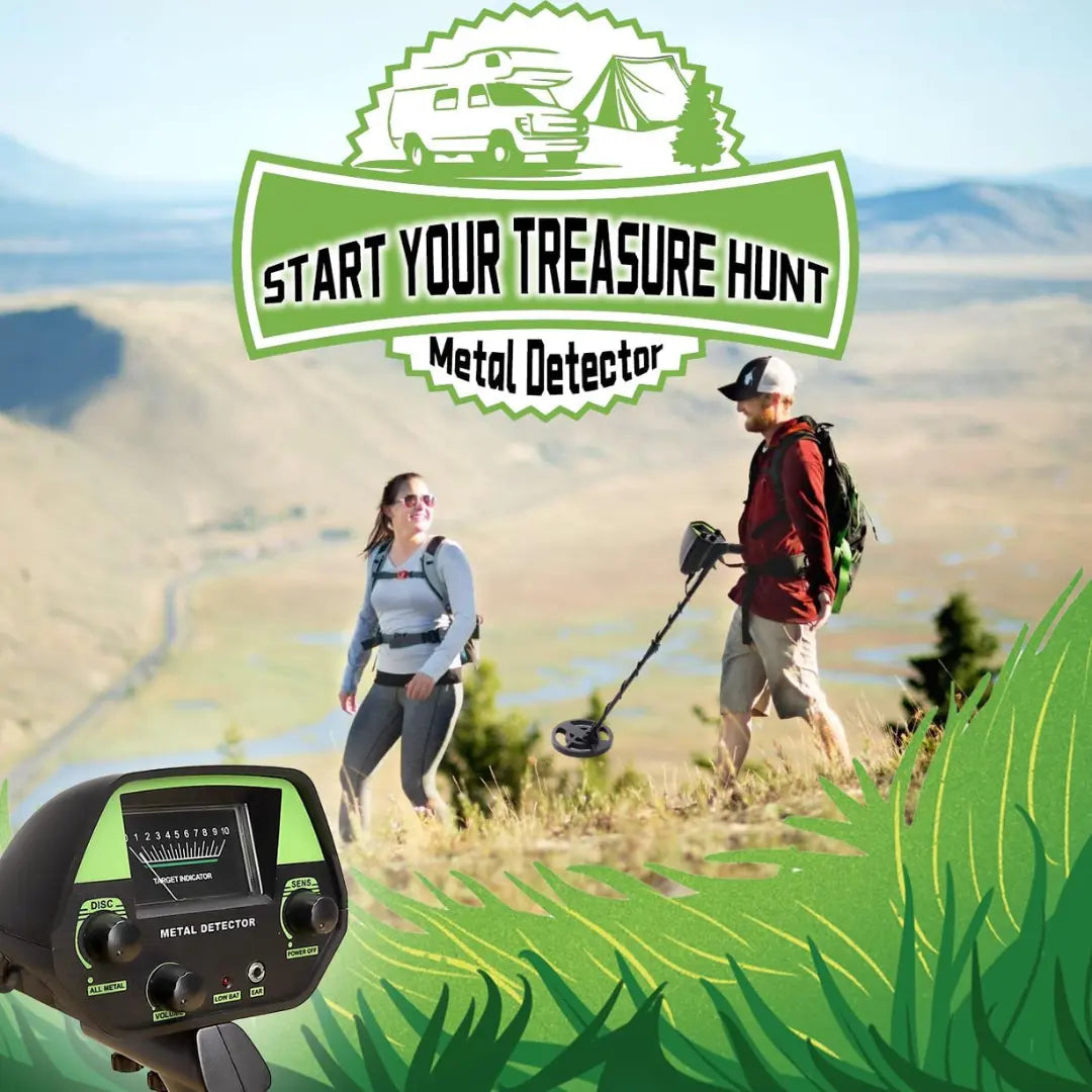 Selvanna Professional Metal Detector GTX7030G 8-Inch for Copper, Iron, and Coins – High-Precision All-Metal Detection